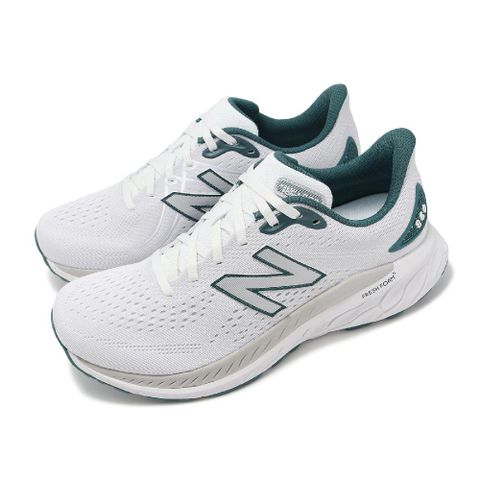 New Balance 紐巴倫 慢跑鞋 Fresh Foam X 860 V13 2E 男鞋 寬楦 灰 綠 透氣 回彈 運動鞋 NB M860Q13-2E