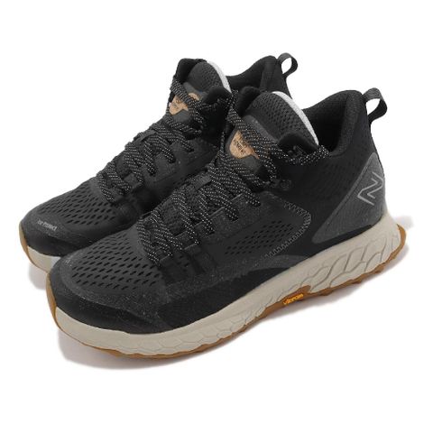 New Balance 紐巴倫 越野跑鞋 Fresh Foam X Hierro Mid 2E 男鞋 寬楦 防潑水 黑 灰 vibram 中筒 戶外 NB MTHIMCBB-2E