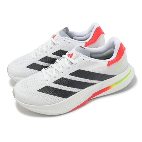 adidas 愛迪達 慢跑鞋 Duramo Speed 2 M 男鞋 白 黑 紅 緩衝 輕量 運動鞋 IF9393