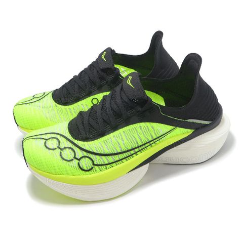 SAUCONY 索康尼 競速跑鞋 Endorphin Elite 2 男鞋 螢光黃 黑 緩震 推進 S30994135