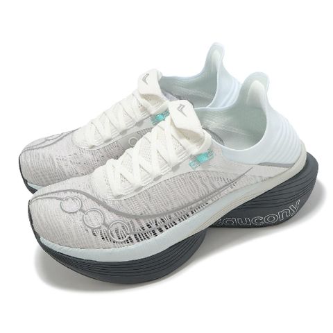 SAUCONY 索康尼 競速跑鞋 Endorphin Elite 2 男鞋 白 淡藍 黑 緩震 推進 S30994502