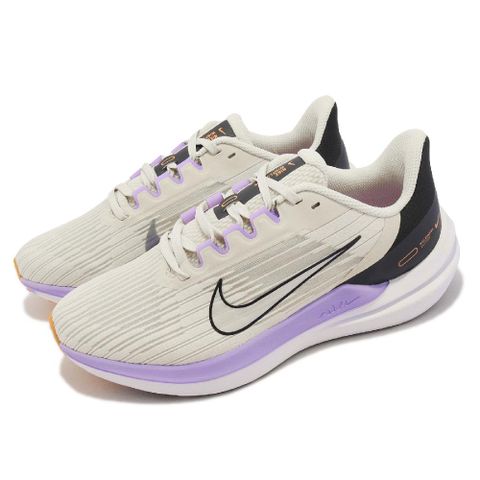 NIKE 耐吉 慢跑鞋 Wmns Air Winflo 9 女鞋 卡其灰 紫 路跑 透氣 運動鞋 DD8686-103