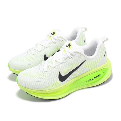 NIKE 耐吉 慢跑鞋 Wmns Vomero 18 女鞋 螢光綠 黑 厚底 緩衝 透氣 運動鞋 HM6804-102