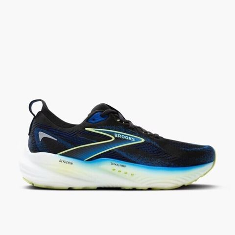 Brooks Glycerin 22 [1104452E002] 男 慢跑鞋 寬楦 支撐 彈力 緩震 藍 黑