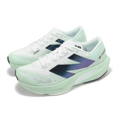 競速跑鞋 FuelCell Rebel V4 D 寬楦 女鞋 綠 藍 白 推進 支撐 NB WFCXCA4-D