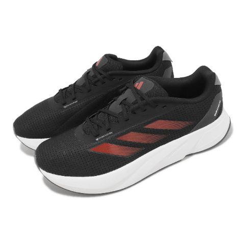 adidas 愛迪達 慢跑鞋 Duramo SL M 男鞋 黑 紅 緩震 基本款 環保材質 運動鞋 IE9696