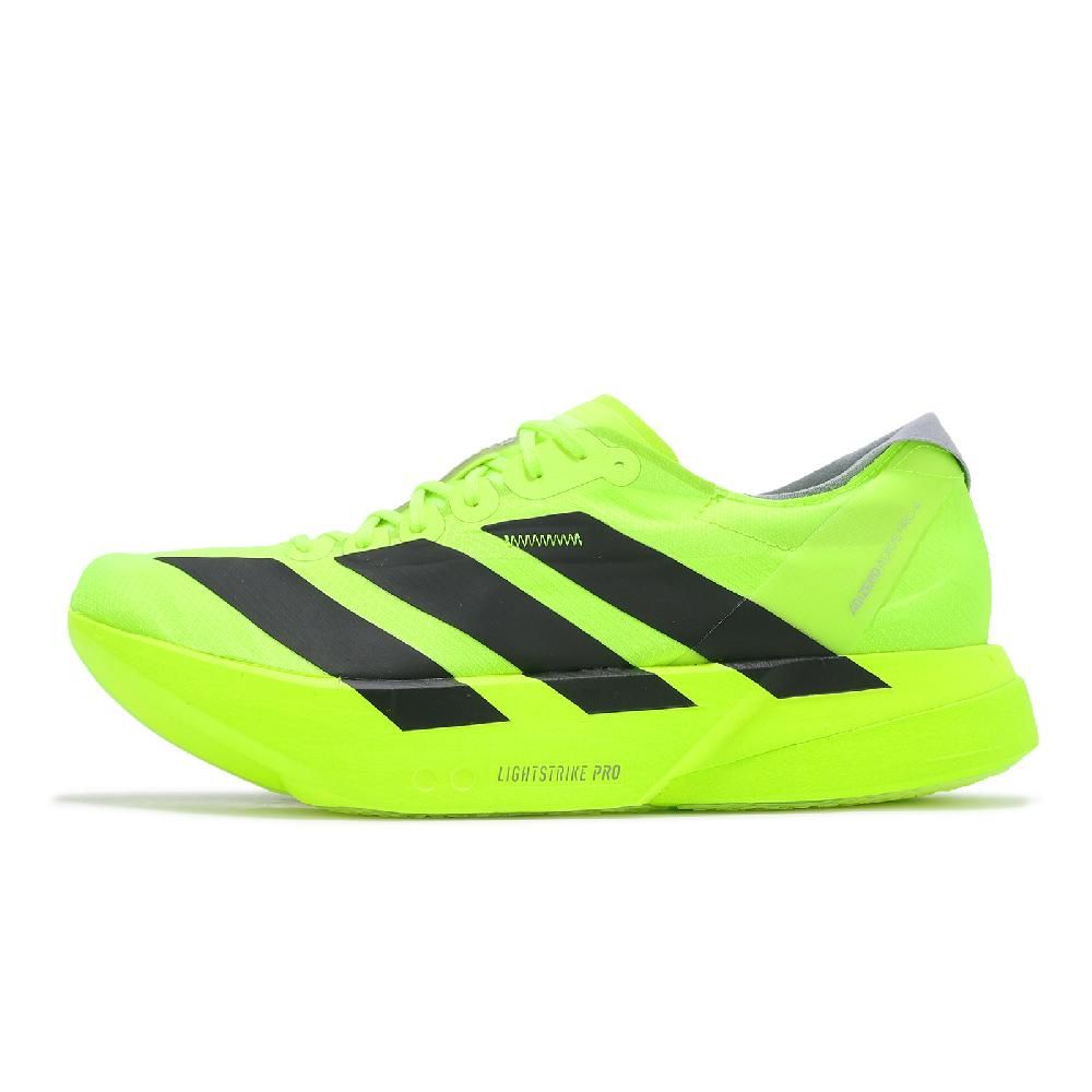 adidas 愛迪達 競速跑鞋 Adizero Adios Pro 4 M 男鞋 螢光綠 黑 輕量 運動鞋 JR6364