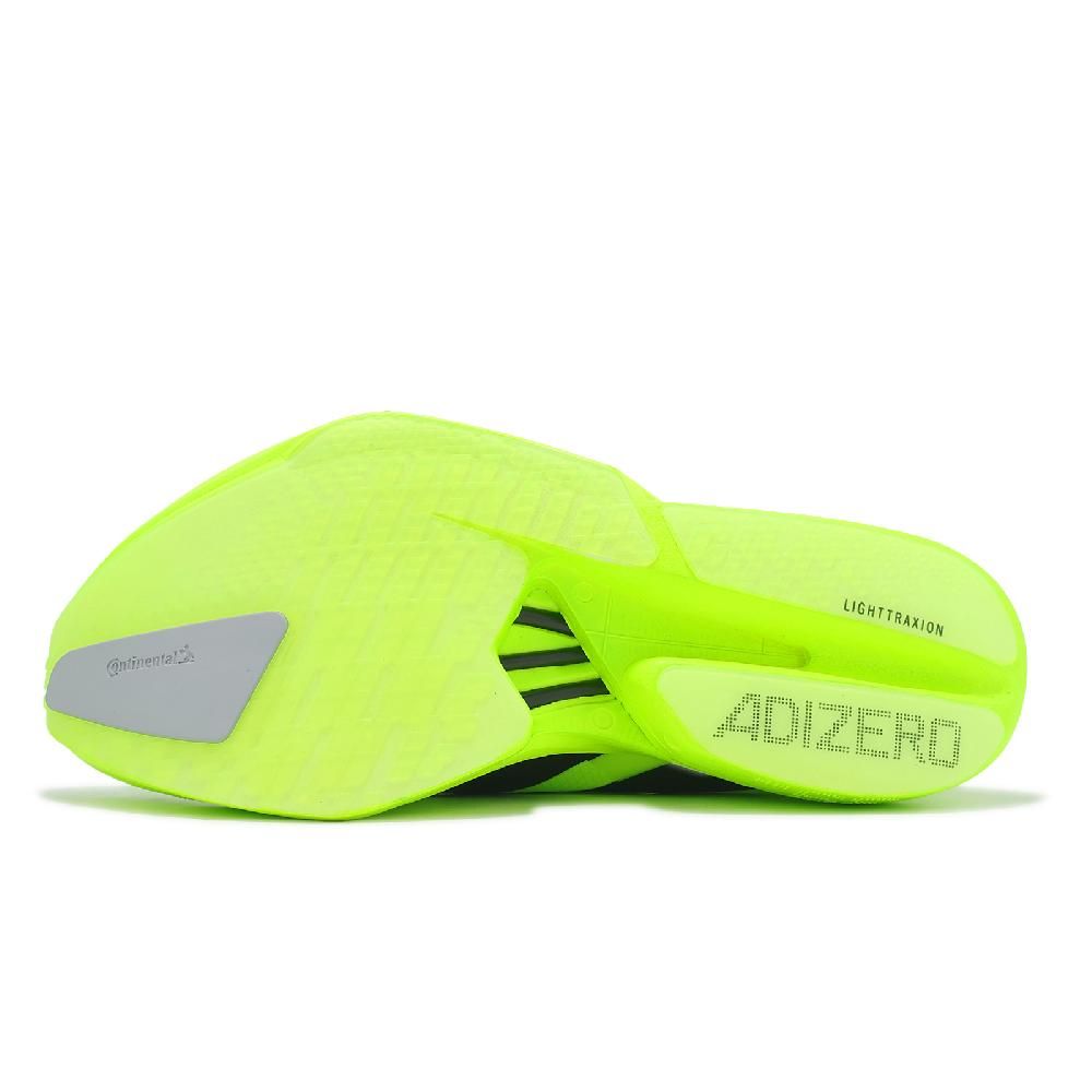 adidas 愛迪達 競速跑鞋 Adizero Adios Pro 4 M 男鞋 螢光綠 黑 輕量 運動鞋 JR6364