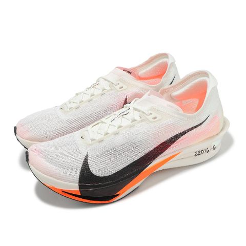 NIKE 耐吉 競速跑鞋 ZoomX Streakfly 2 Proto 男鞋 白 橘 黑 碳板 推進 運動鞋 HF6417-100
