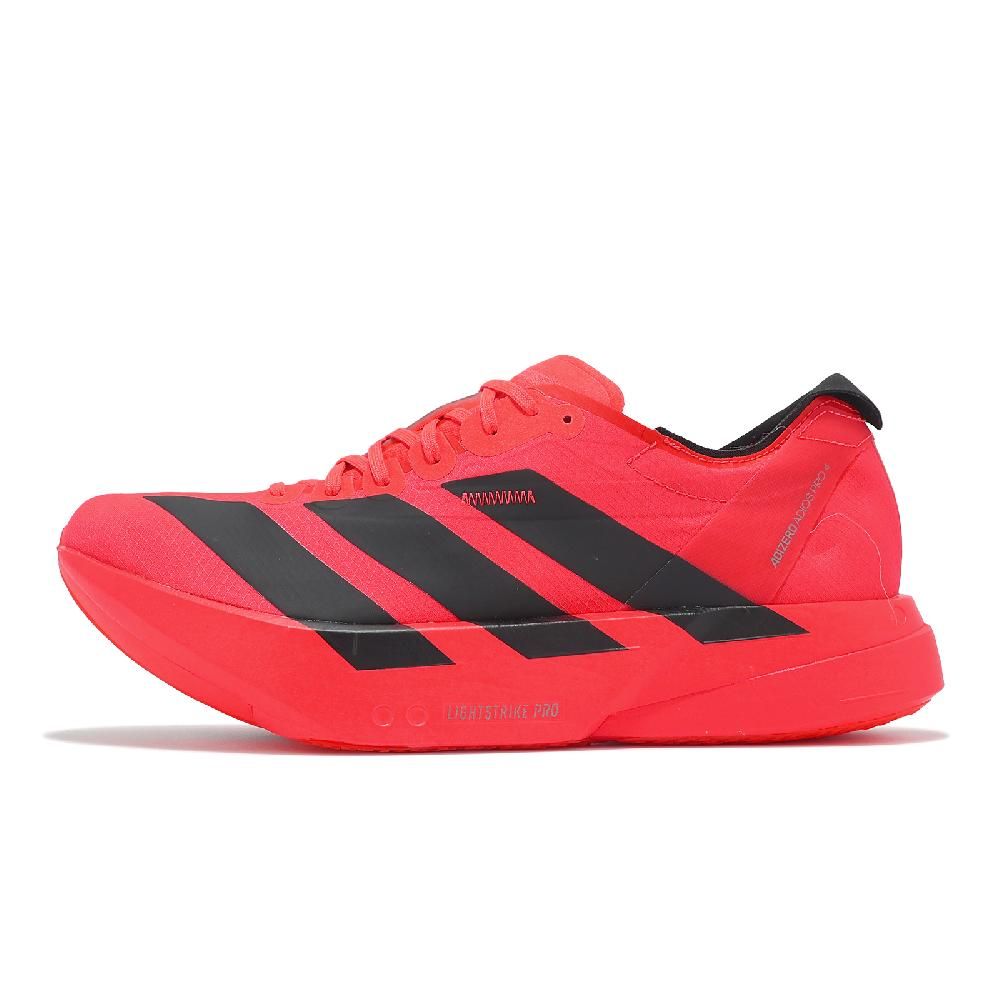 adidas 愛迪達 競速跑鞋 Adizero Adios Pro 4 M 男鞋 紅 黑 緩震 運動鞋 JR6368