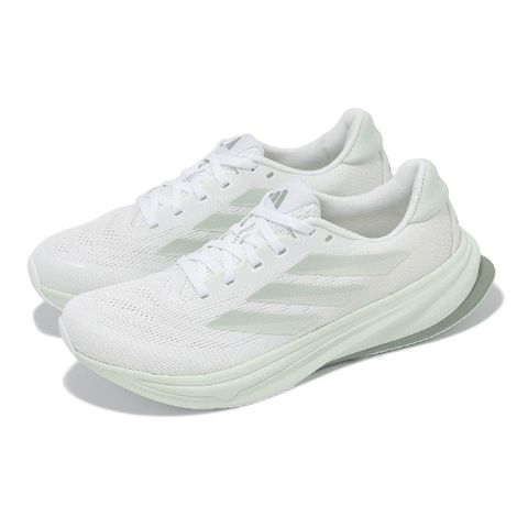 慢跑鞋 Supernova Rise 2 W 女鞋 白 綠 輕量 緩衝 運動鞋 JR2651