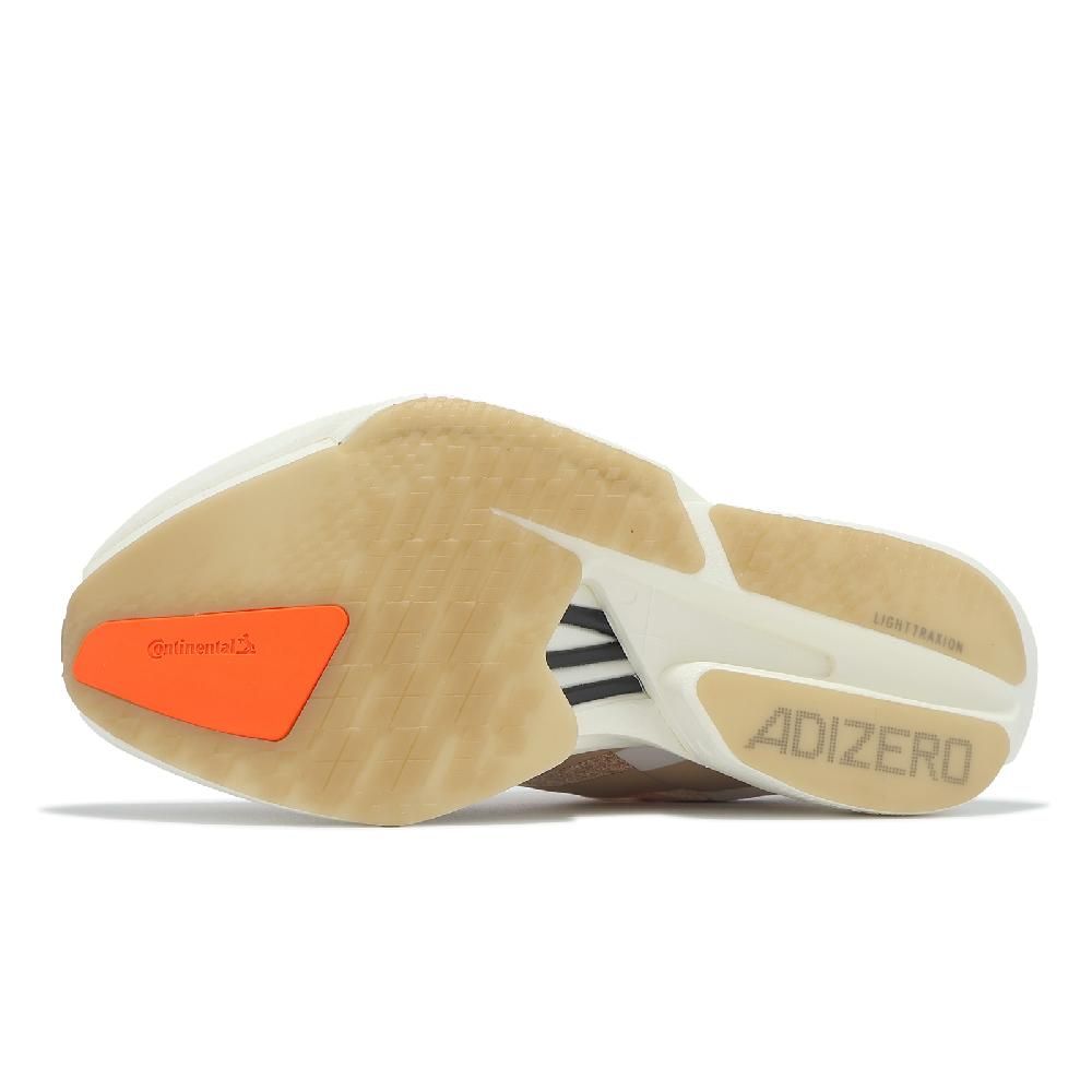 adidas 愛迪達 競速跑鞋 Adizero Adios Pro 4 W 女鞋 棕 白 輕量 緩衝 馬牌大底 JR6359