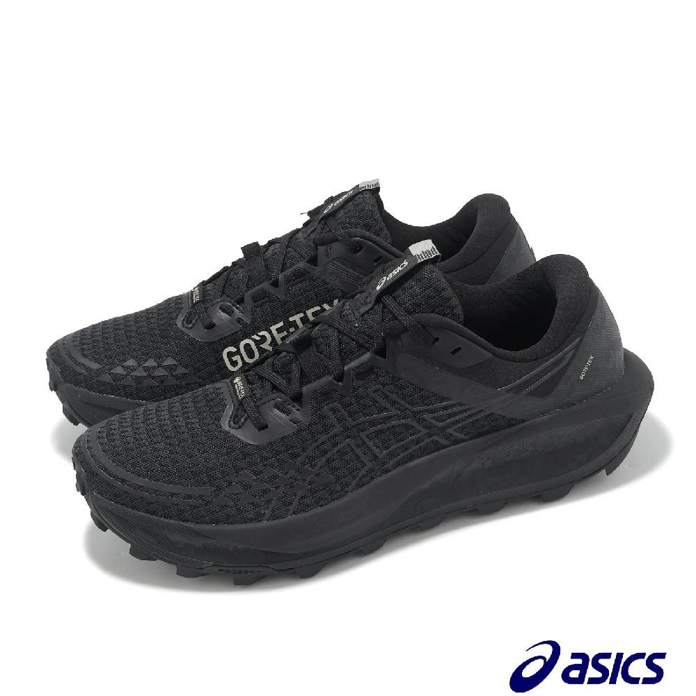Asics 亞瑟士 越野跑鞋 GEL-Trabuco 13 GTX 男鞋 黑 防水 抓地 緩衝 戶外 運動鞋 1011B978002
