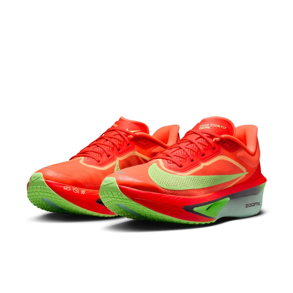NIKE 耐吉 ZOOM FLY 6 男 跑步鞋 橘紅 綠-FN8454601