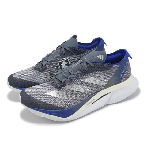 慢跑鞋 Adizero Boston 12 M 男鞋 灰藍 輕量 碳纖維 馬牌大底 運動鞋 JP7913