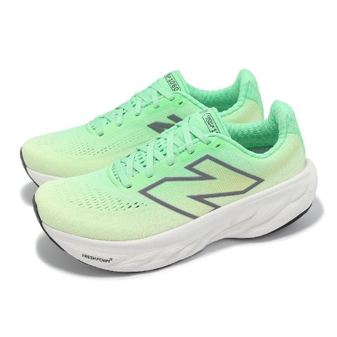 慢跑鞋 1080 V14 D 女鞋 寬楦 灰 綠 緩衝 輕量 休閒 運動鞋 NB W1080F14-D