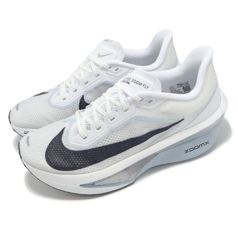 NIKE 耐吉 慢跑鞋 Zoom Fly 6 男鞋 白 藍 黑 輕量 回彈 運動鞋 FN8454-104