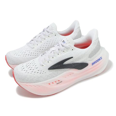 BROOKS 慢跑鞋 Glycerin Max 女鞋 灰 黑粉 甘油極致系列 厚底 氮氣中底 緩衝 運動鞋 1204361B118
