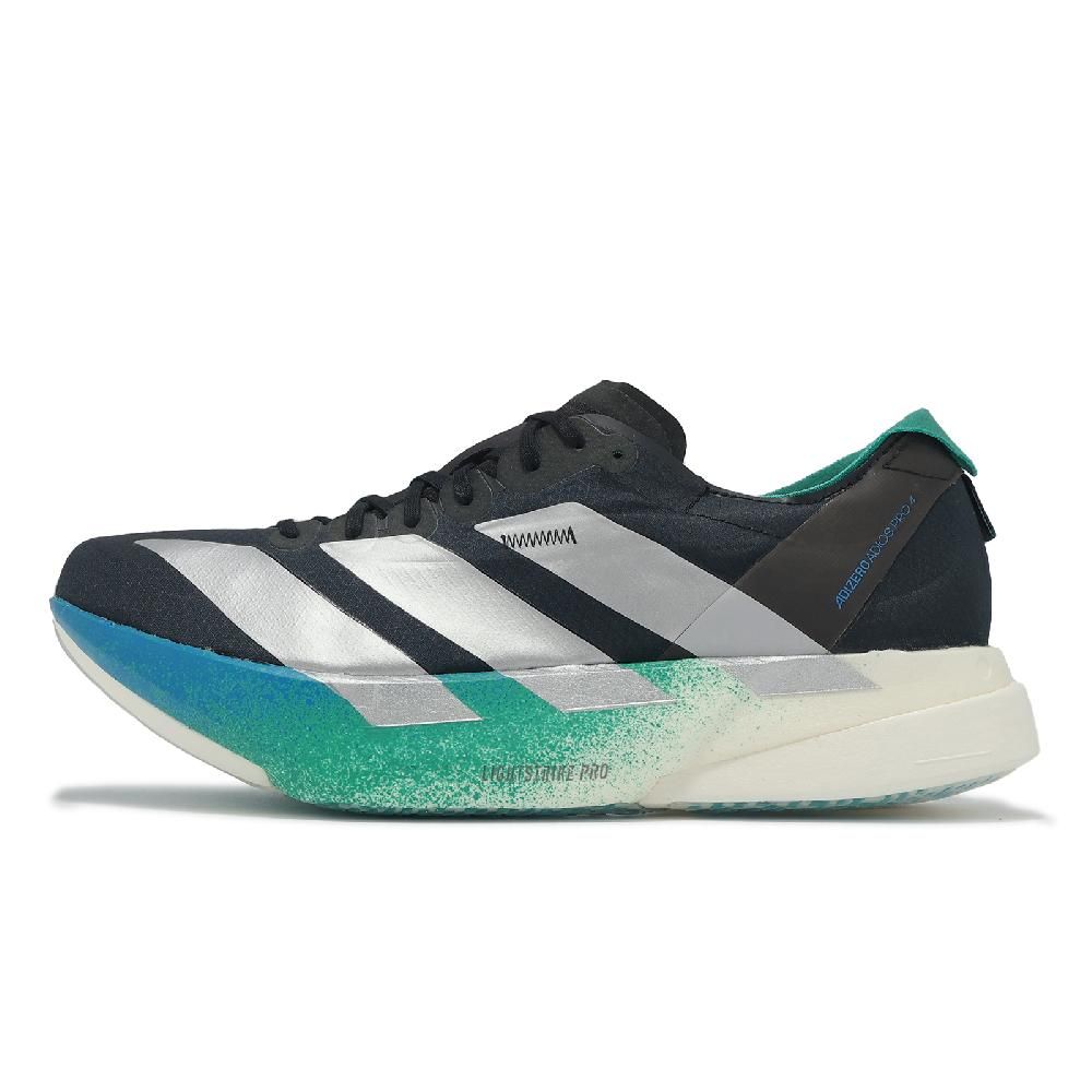 adidas 愛迪達 競速跑鞋 Adizero Adios Pro 4 M 男鞋 女鞋 黑 銀 緩震 運動鞋 JR6365