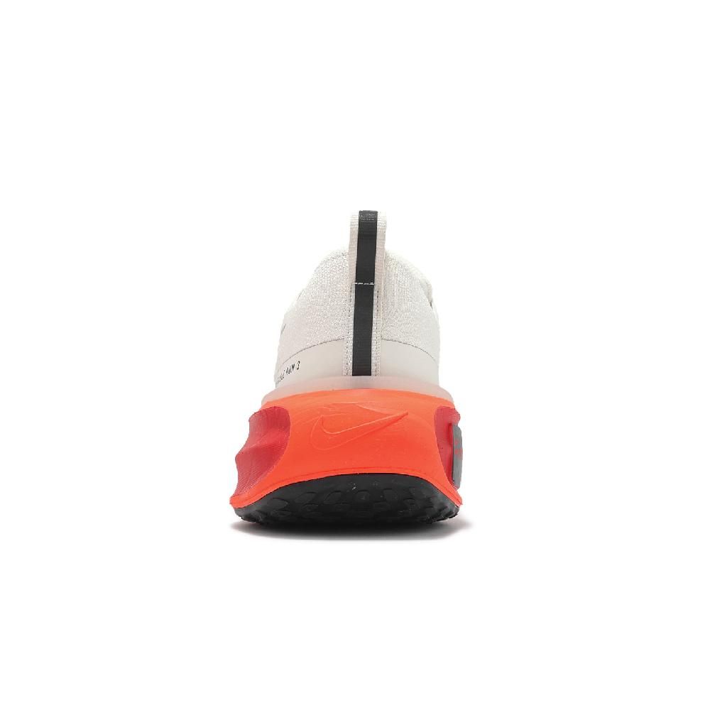 NIKE 耐吉 慢跑鞋 ZoomX Invincible Run FK 3 男鞋 米白 紅 厚底 編織 回彈 DR2615-009