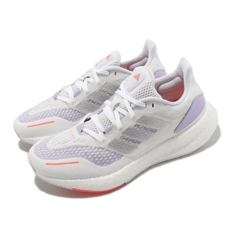 adidas 愛迪達 慢跑鞋 Pureboost 22 H.Rdy W 女鞋 白 紫 緩震 透氣 運動鞋 HQ1420