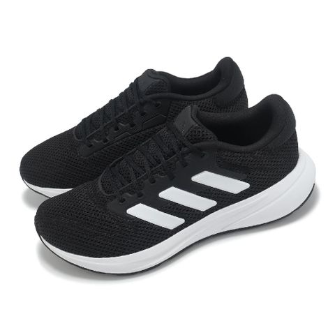 adidas 愛迪達 慢跑鞋 Response Runner U 男鞋 女鞋 黑 白 入門款 緩衝 休閒 運動鞋 IH3579