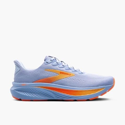 Brooks Ghost 17 [1204311B443] 女 慢跑鞋 彈力 緩震 流暢 藍鷺 橙色