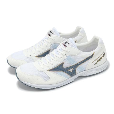MIZUNO 美津濃 競速跑鞋 Wave Emperor Japan 4 男鞋 白 深藍 皇速 日本製 運動鞋 美津濃 U1GD1920-11