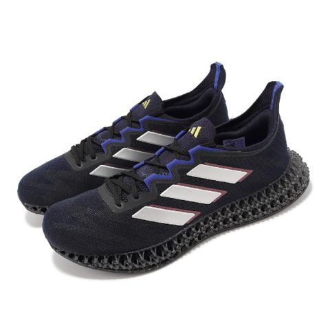 adidas 愛迪達 慢跑鞋 4DFWD 3 M 男鞋 黑 銀 透氣 4D 全黑 運動鞋 愛迪達 ID3491