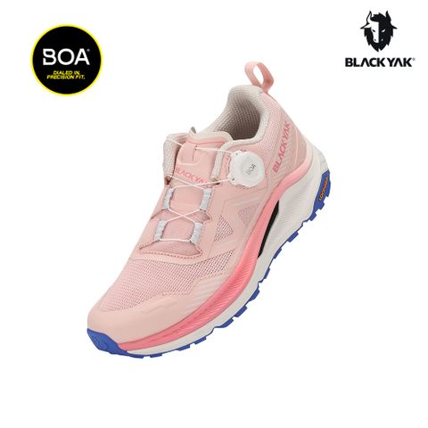 【BLACKYAK】女 FLOW RUN越野跑鞋(粉紅)-輕量 BOA 碳纖維中底 跑鞋|BYEB1WFE56