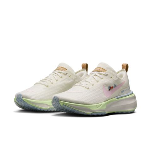 【NIKE】WMNS ZOOMX INVINCIBLE RUN FK 3 女鞋 跑步鞋 米白色 粉綠-IB8883161