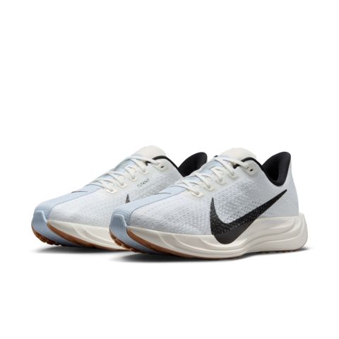 【NIKE】W PEGASUS PLUS 女鞋 跑步鞋 白黑色-FQ7261102