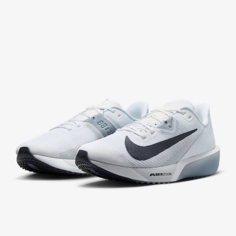 【NIKE】NIKE AIR ZOOM RIVAL FLY 4 男鞋 跑步鞋 白黑色 輕量 氣墊-FV6040102