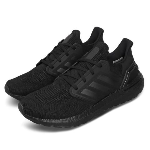 慢跑鞋 UltraBOOST 20 男鞋 黑 全黑 路跑 緩震 馬牌輪胎底 運動鞋 EG0691