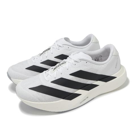 慢跑鞋 Adizero Evo SL M 男鞋 白 黑 緩震 運動鞋 愛迪達 JH6206