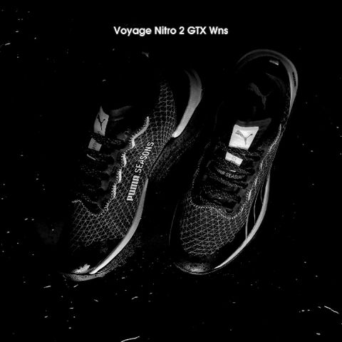 越野跑鞋 Voyage Nitro 2 GTX Wns 女鞋 黑 銀 防水 路跑 郊山 戶外 抗撕裂 運動鞋 37694501
