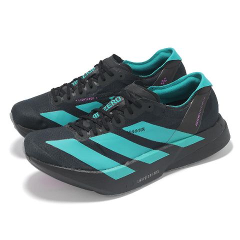 競速跑鞋 Adizero Adios Pro 4 M 男鞋 黑 綠 厚底 緩衝 輕量 運動鞋 愛迪達 IH9693