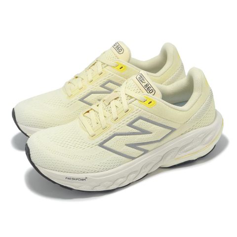 慢跑鞋 Fresh Foam X 860 V14 D 寬楦 女鞋 米 灰 緩衝 運動鞋 W860O14-D