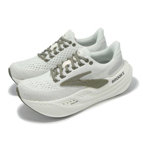 慢跑鞋 Glycerin Max 男鞋 白 綠 甘油極致系列 厚底 氮氣中底 緩衝 運動 1104471D158
