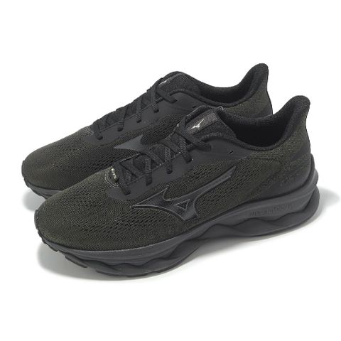 慢跑鞋 Wave Serene 2 GTX 男鞋 黑 防水 緩衝 運動鞋 美津濃 J1GC2560-01