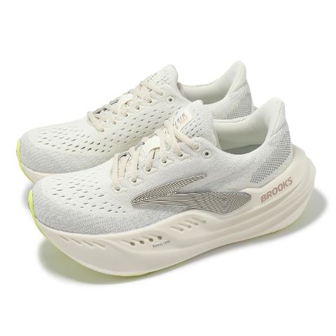 慢跑鞋 Glycerin Max 女鞋 米白 灰 甘油極致系列 厚底 氮氣中底 緩衝 運動鞋 1204361B115