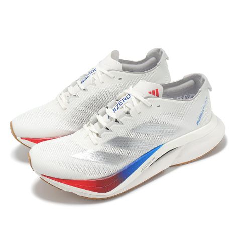 慢跑鞋 Adizero Boston 12 W 女鞋 白 銀 緩震 運動鞋 愛迪達 JI4480