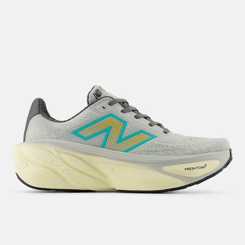 New Balance Fresh Foam X More V5 [MMORLJ5] 男 慢跑鞋 2E寬楦 緩震 灰綠