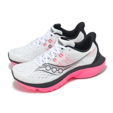 競速跑鞋 Kinvara 16 女鞋 白 粉紅 黑 緩震 訓練 索康尼 S1102002