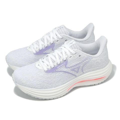 慢跑鞋 Wave Rider 29 女鞋 灰 紫 波浪片 運動鞋 美津濃 J1GD2503-23
