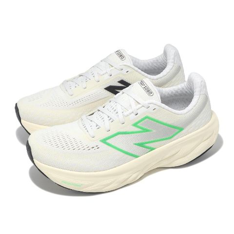 慢跑鞋 Fresh Foam X 1080 V14 2E 寬楦 男鞋 米 綠 緩衝 運動鞋 NB M108014E-2E