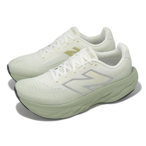 慢跑鞋 Fresh Foam X 1080 V14 2E 寬楦 綠 米 男鞋 緩衝 運動鞋 NB M108014L-2E