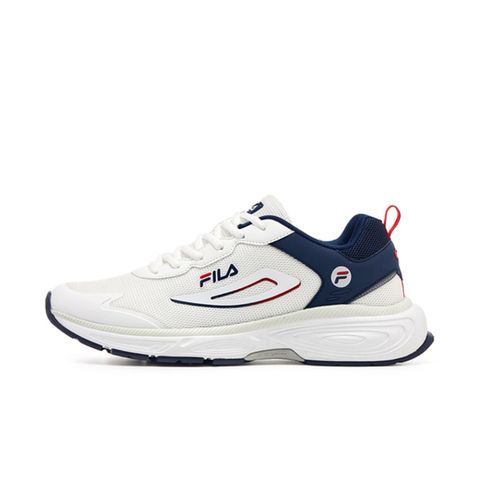 Fila Falcon [1-J302Y-123] 男 慢跑鞋 運動鞋 輕量 透氣 白 深藍