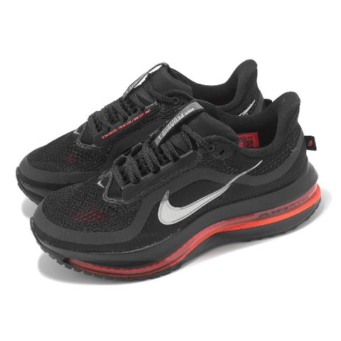 慢跑鞋 Wmns Pegasus Premium 女鞋 黑 銀 紅 氣墊 反光 厚底 運動鞋 HQ2593-003