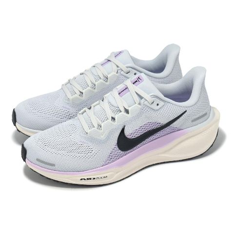 慢跑鞋 Wmns Air Zoom Pegasus 41 女鞋 灰 紫 小飛馬 氣墊 路跑 反光 FD2723-004